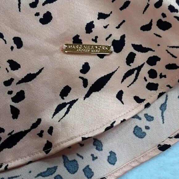 Marc New York Andrew Marc sz small peach black blouse 3/4 sleeve doleman sleeve* - Picture 12 of 12